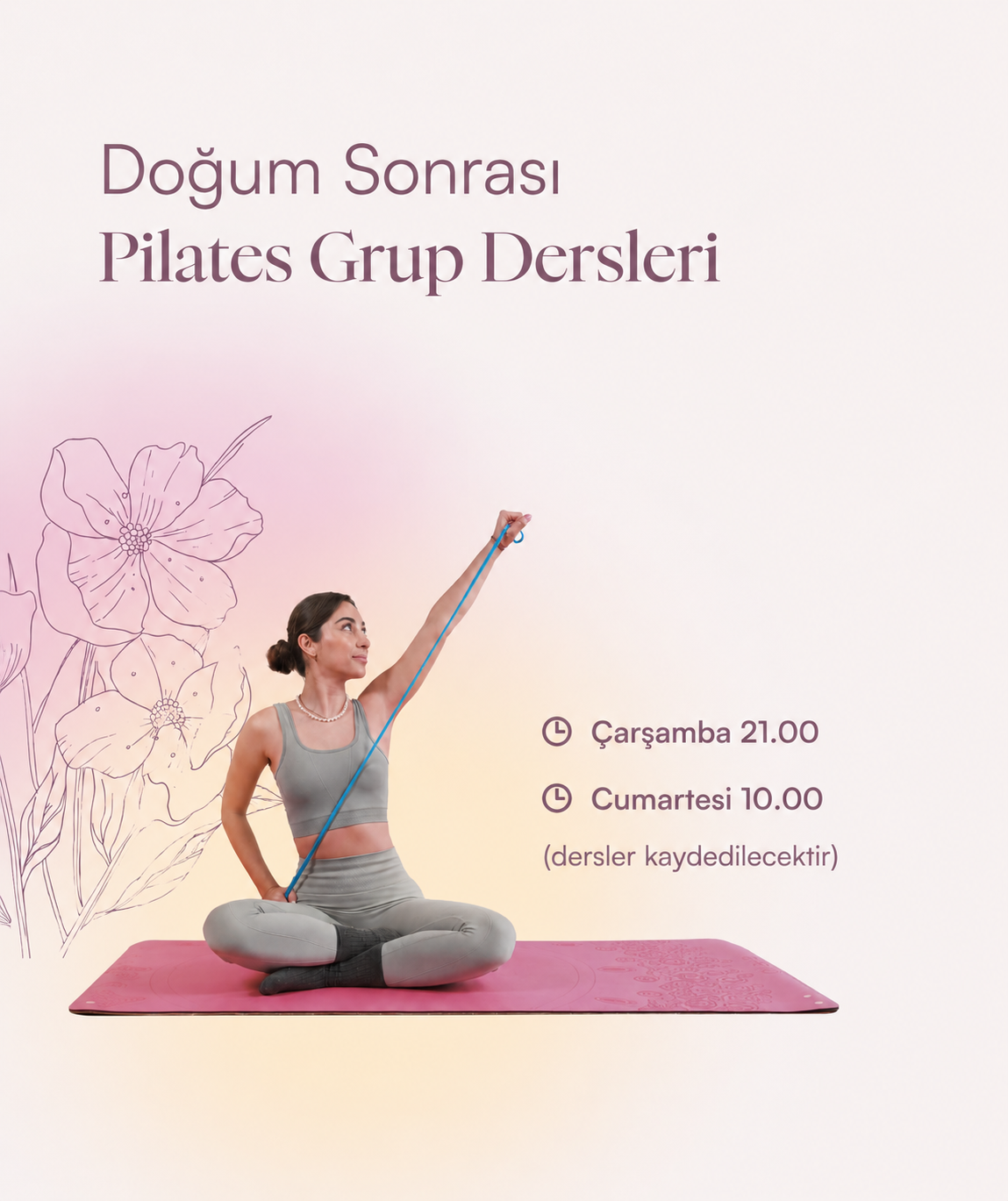 Doğum Sonrası Pilates Grubu - 8 Derslik Paket