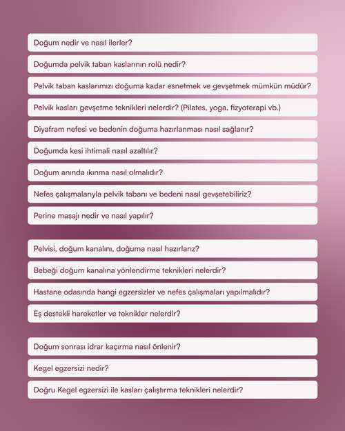 Bedenimi Doğuma Hazırlıyorum (eşli)