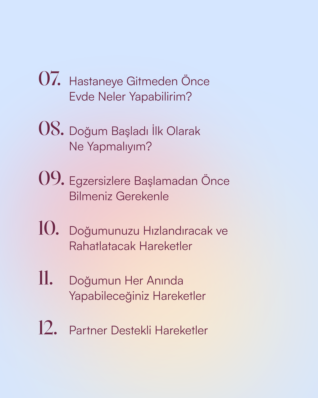 Bedeni Doğuma Hazırlama Rehberi (Partner Destekli) 🫶🏻