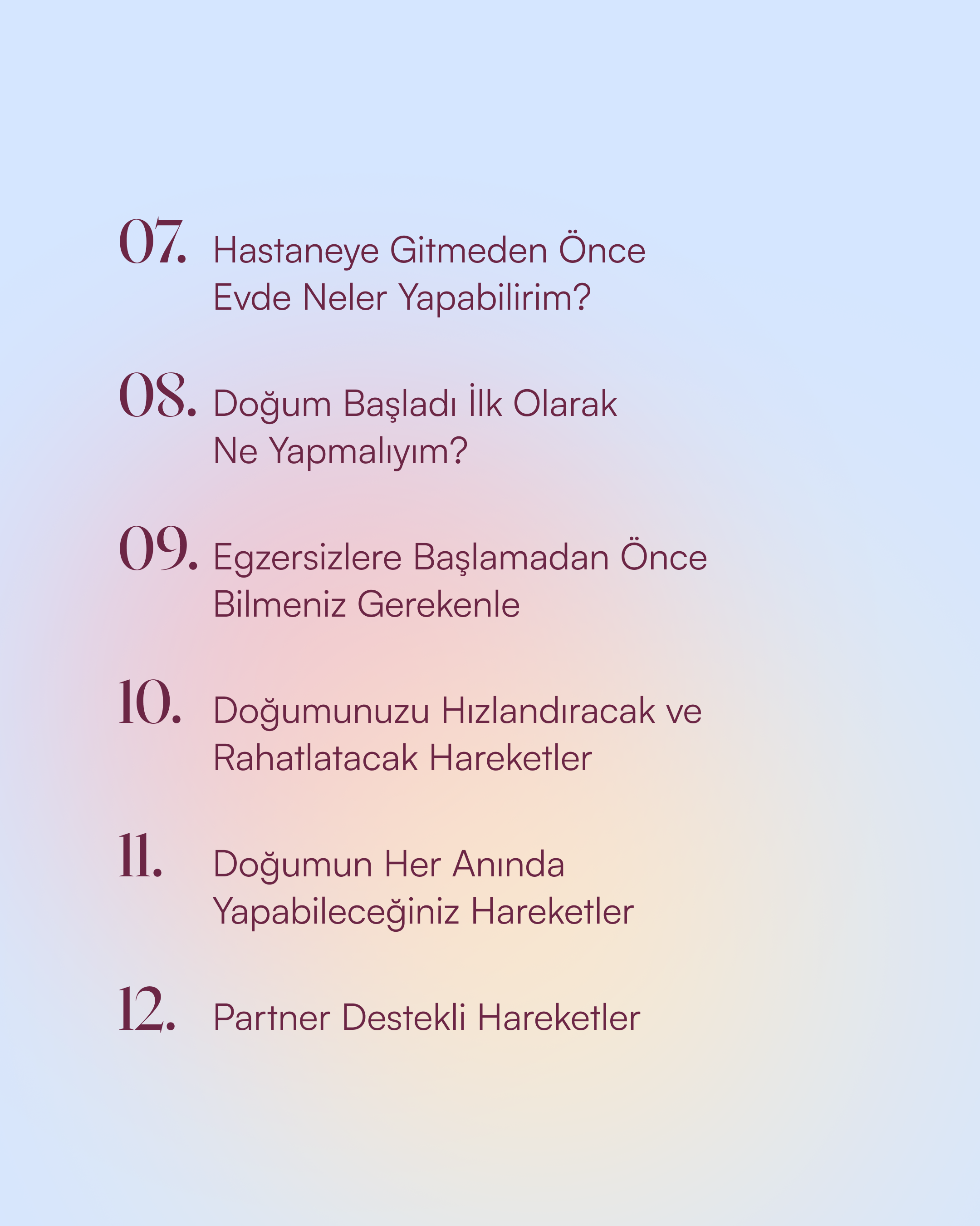 Bedeni Doğuma Hazırlama Rehberi (Partner Destekli) 🫶🏻