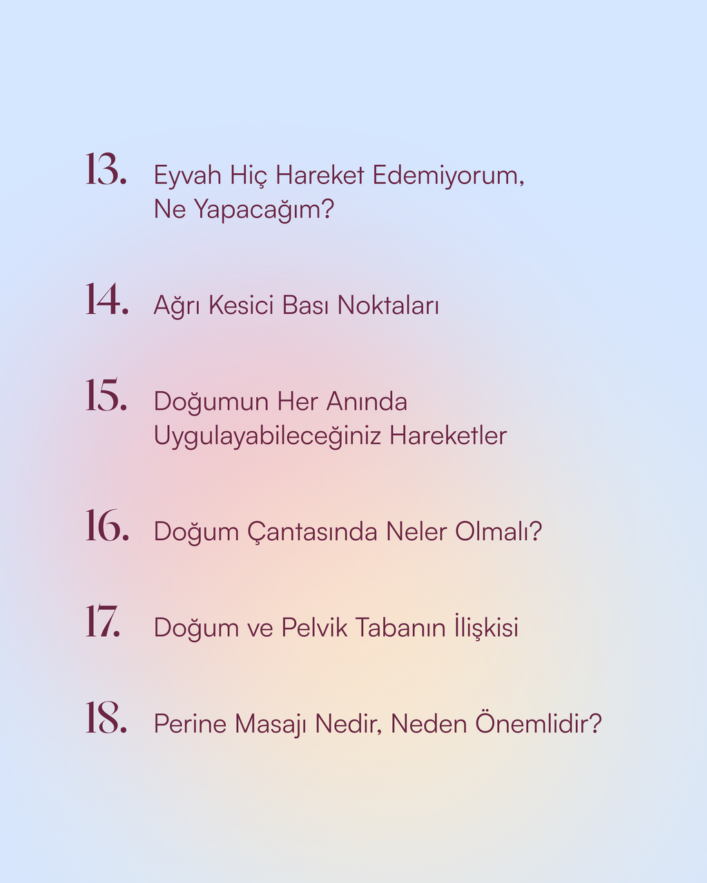 Bedeni Doğuma Hazırlama Rehberi (Partner Destekli) 🫶🏻