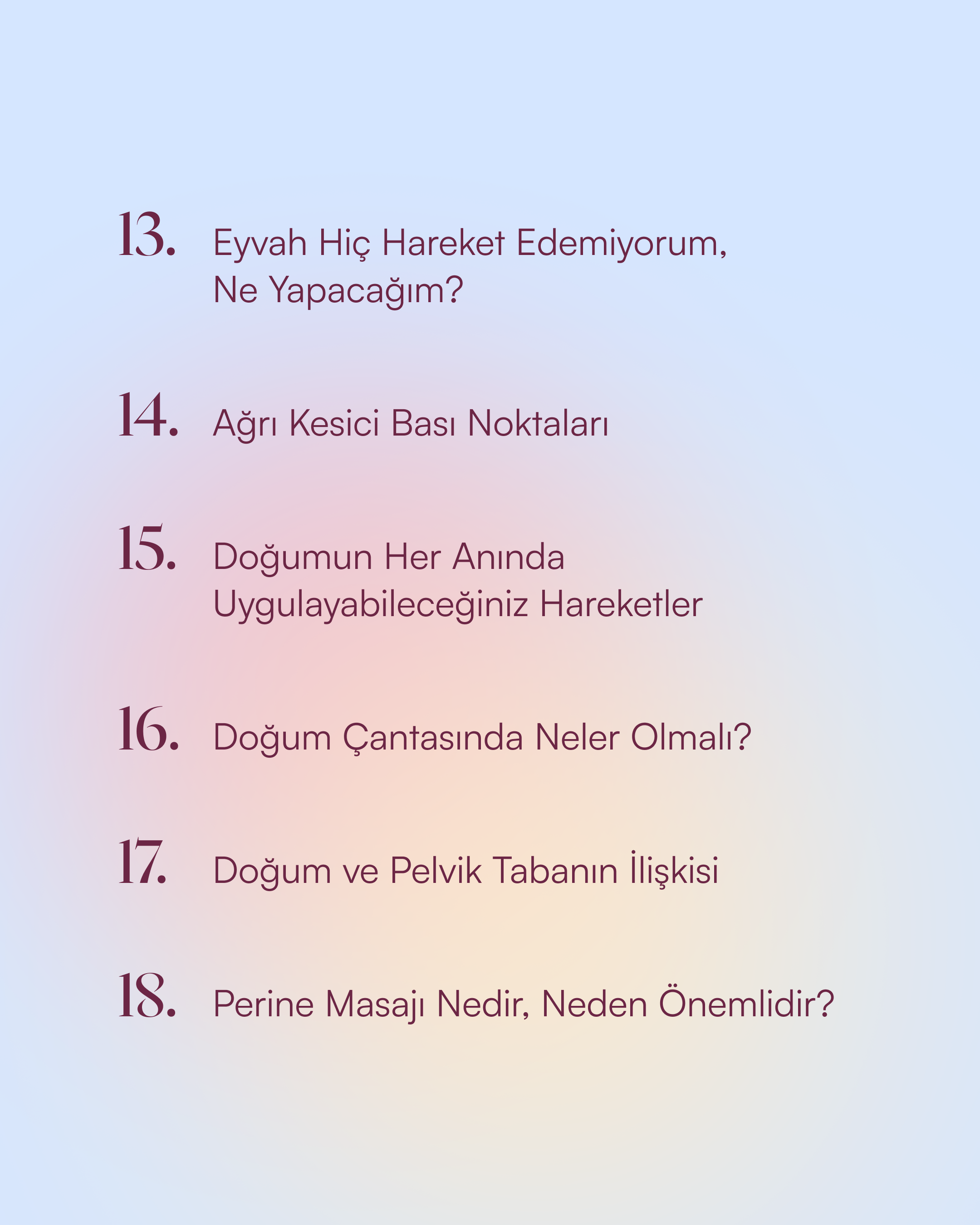 Bedeni Doğuma Hazırlama Rehberi (Partner Destekli) 🫶🏻